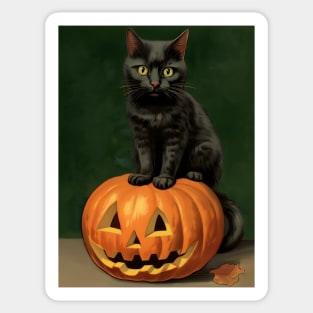 Halloween Cat Sticker